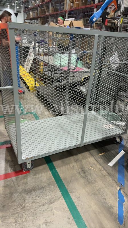 1 Ea. Heavy Duty Mesh Sided Utility Cart