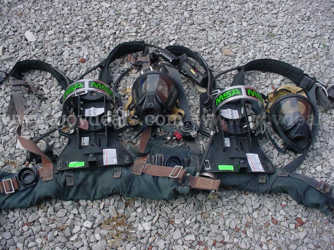 2 MSA HP 4500 scba air packs