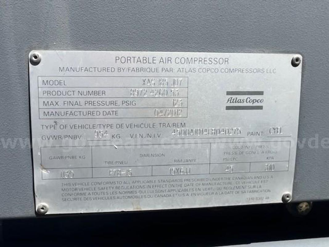 2012 Atlas Copco