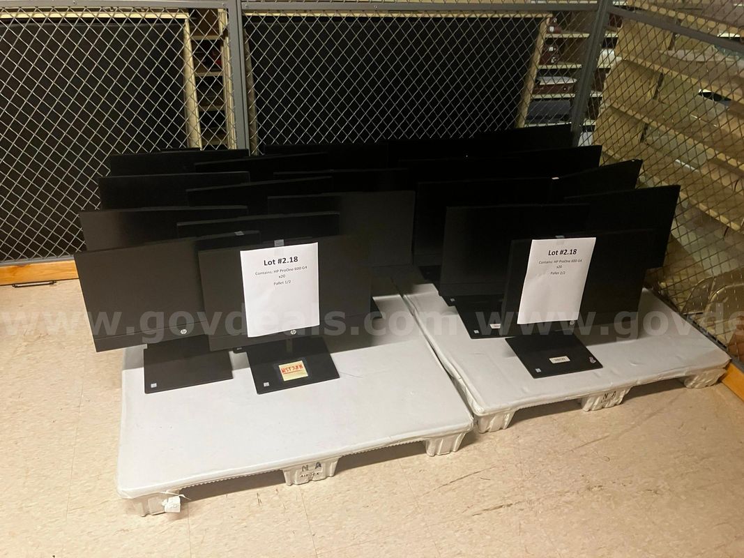 Lot of 20 HP ProOne 400 G4 Non-touch AIOs