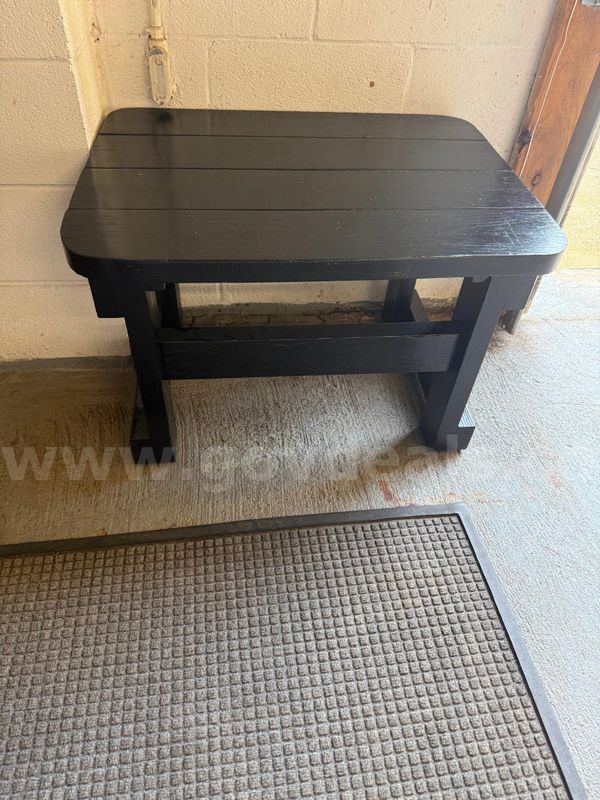black coffee table