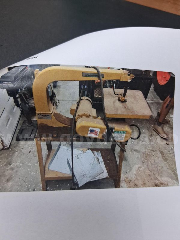 Powermatic scroll saw