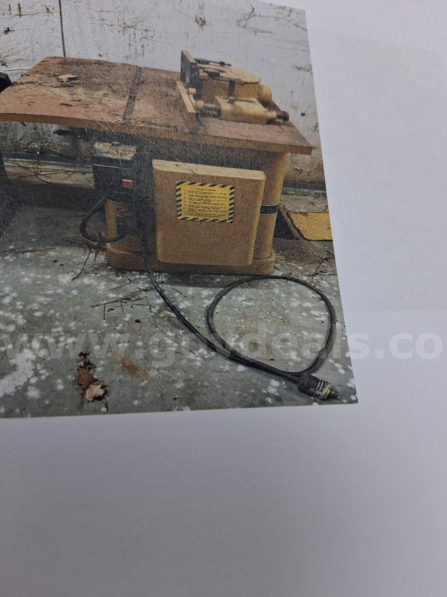 Powermatic wood shaper