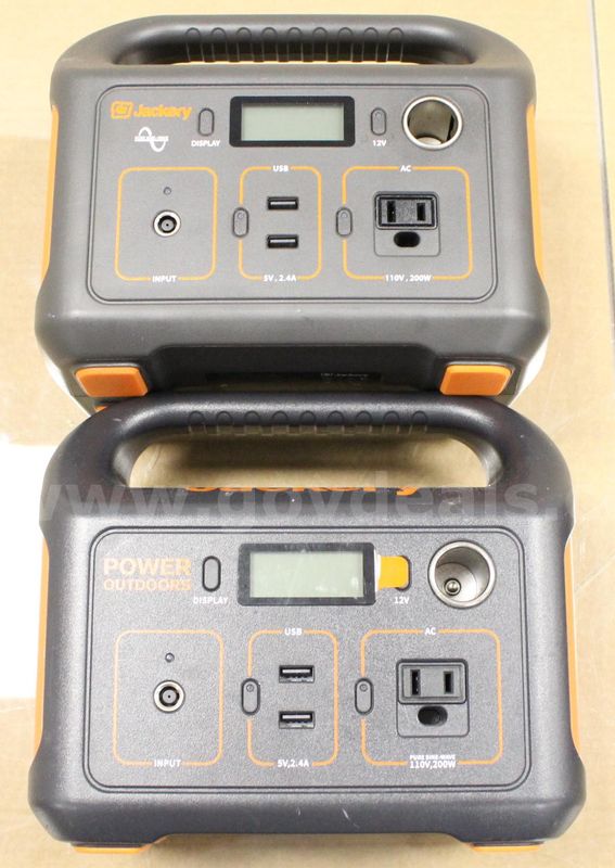 (2) JACKERY Charger Batteries/Power Stations, #35669, ***PICK UP ONLY***