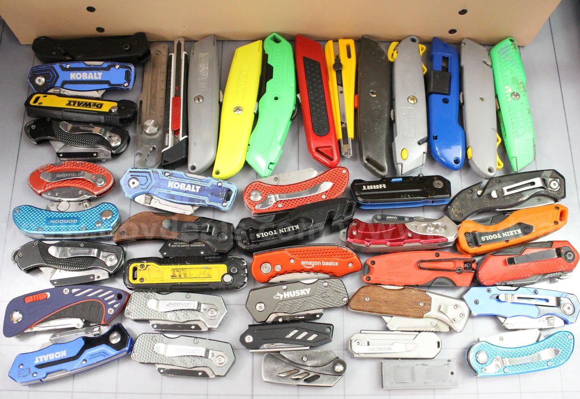 Approximately 11 lbs. of Assorted Box Cutters/Utility Knives, #35637