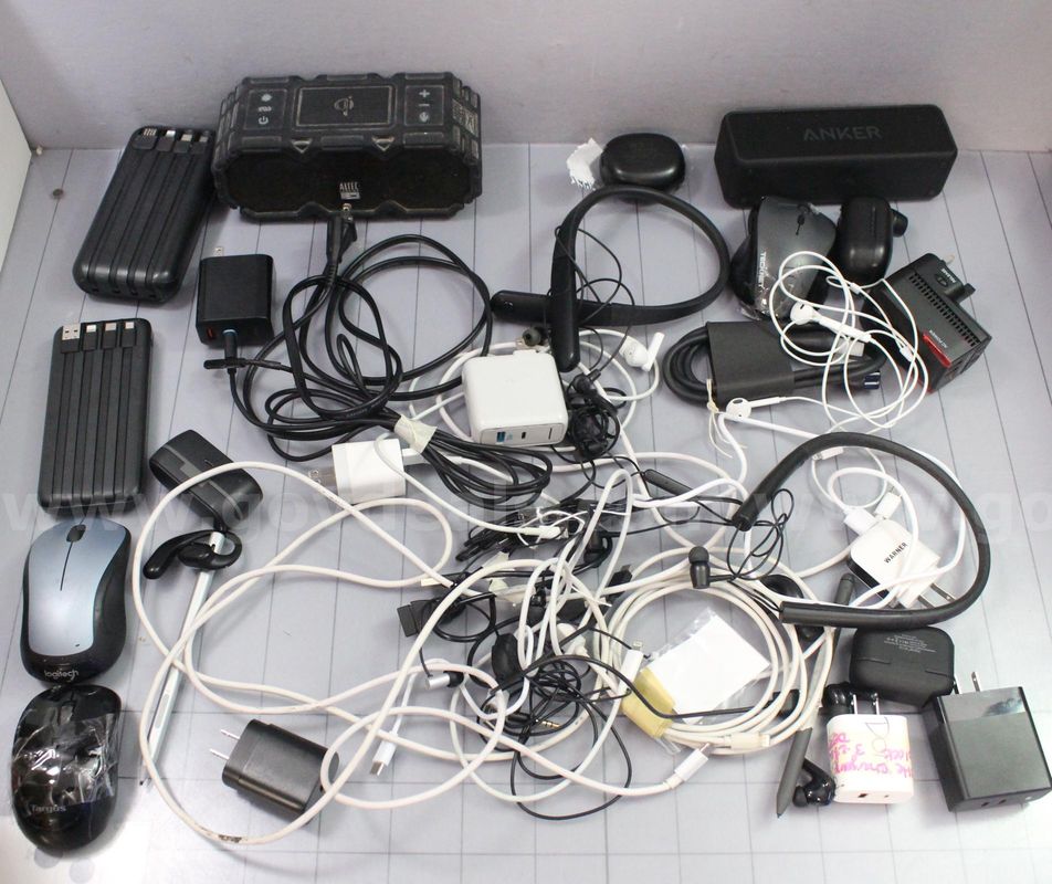 Approximately 8 lbs. of Misc. Electronics/Access./Etc., #35747