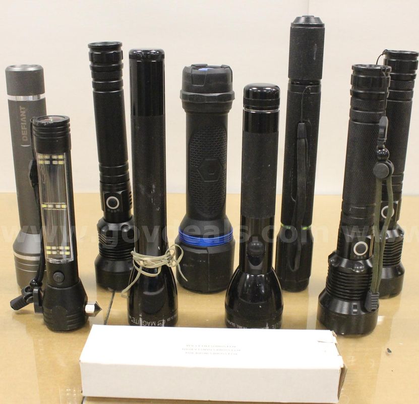 Approximately 10 lbs. of Assorted Flashlights, #35765