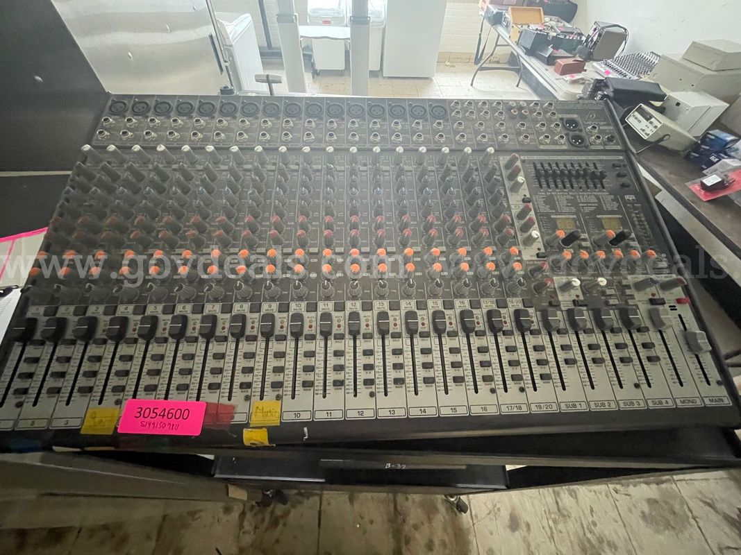 (2) Analog Mixers and Studio Production Switcher