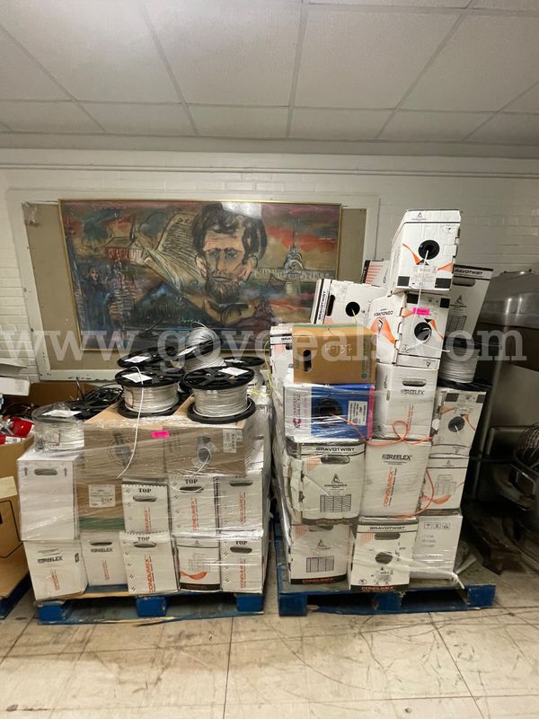 2 pallets of CAT 5 wiring