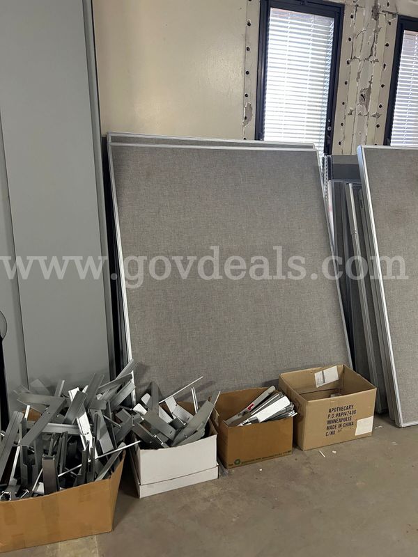 Stationary Fabric Partitions (Lot of 11)