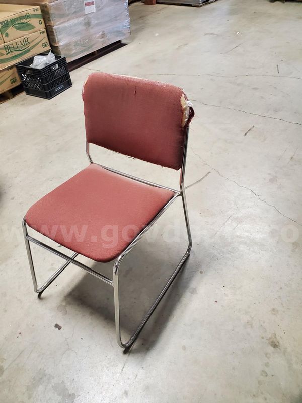 Lot of twenty-eight (28) KFI stacking chairs
