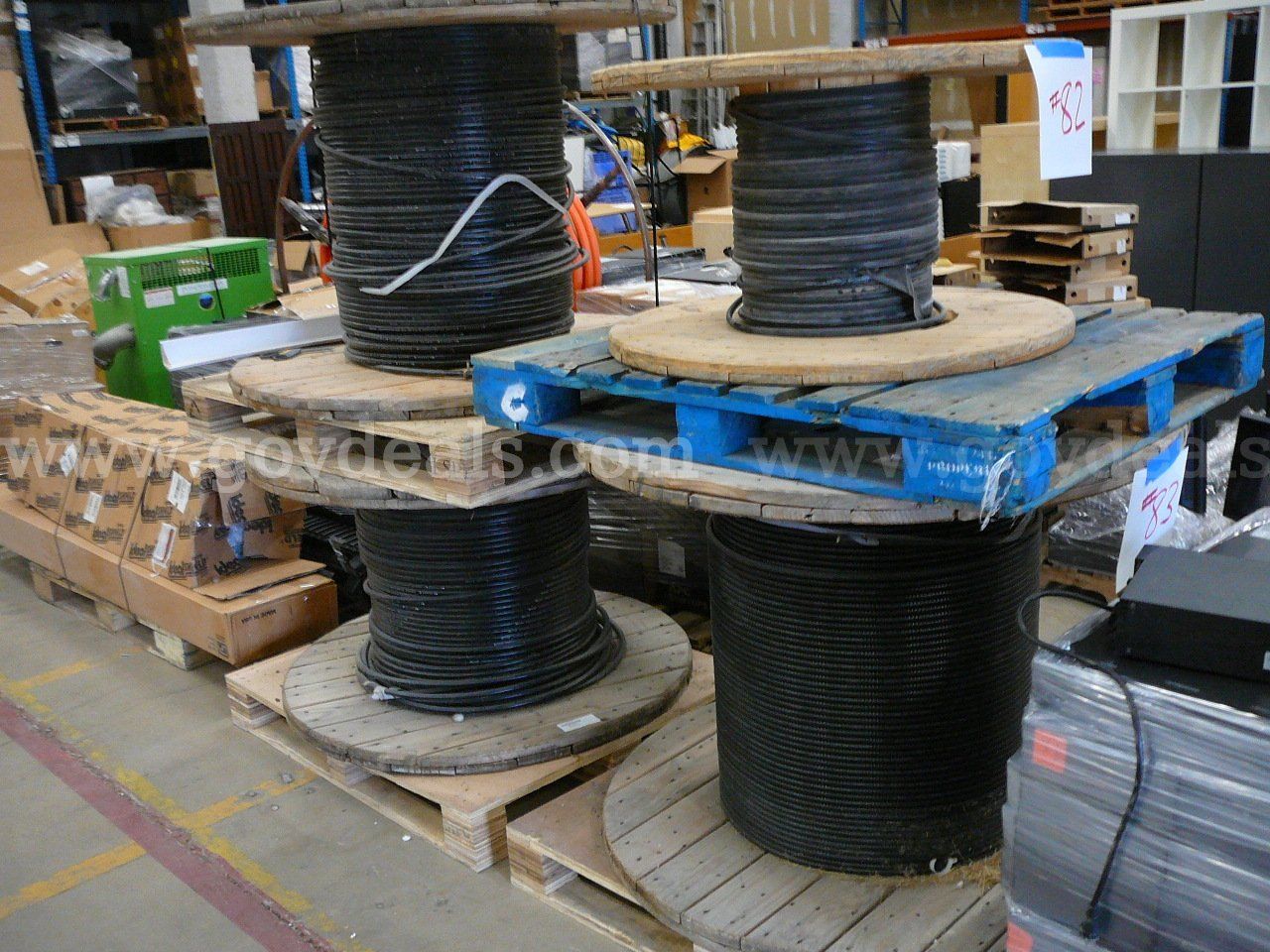 6 Large Spools of Cable