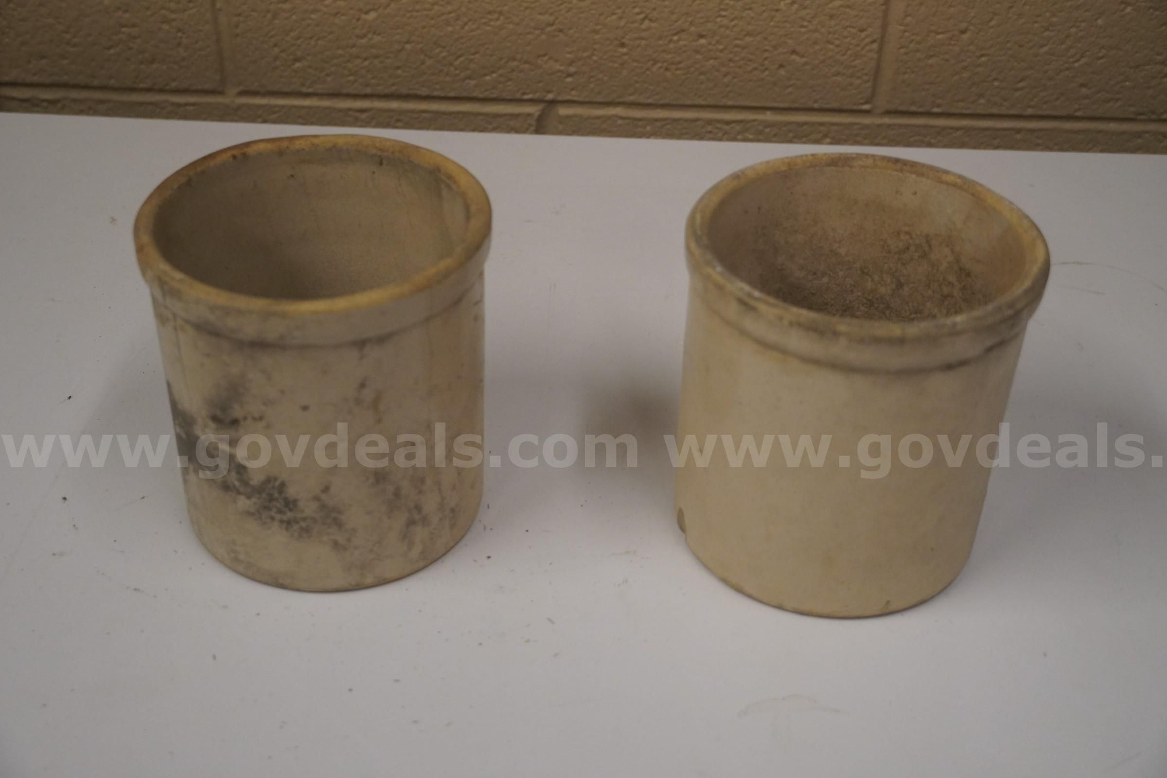 Pair of Small Crocks