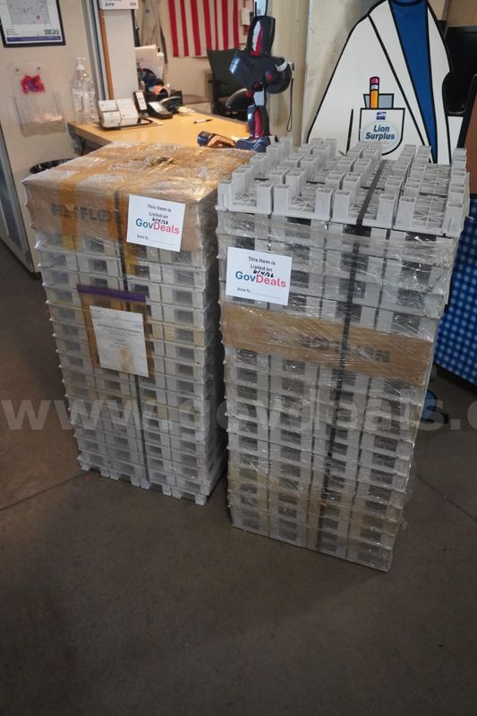 Two Stacks of Netfloor AD600 Raised Flooring System