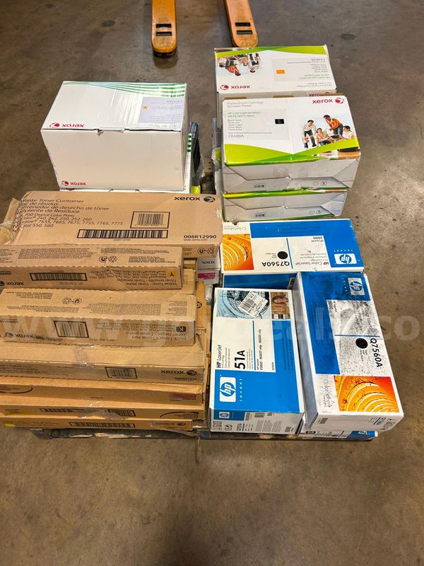 ASSORTED TONER CARTRIDGES & ACCESSORIES- 41 UNITS