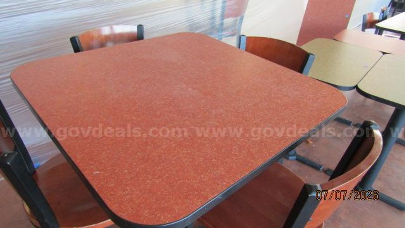 High top table and chairs