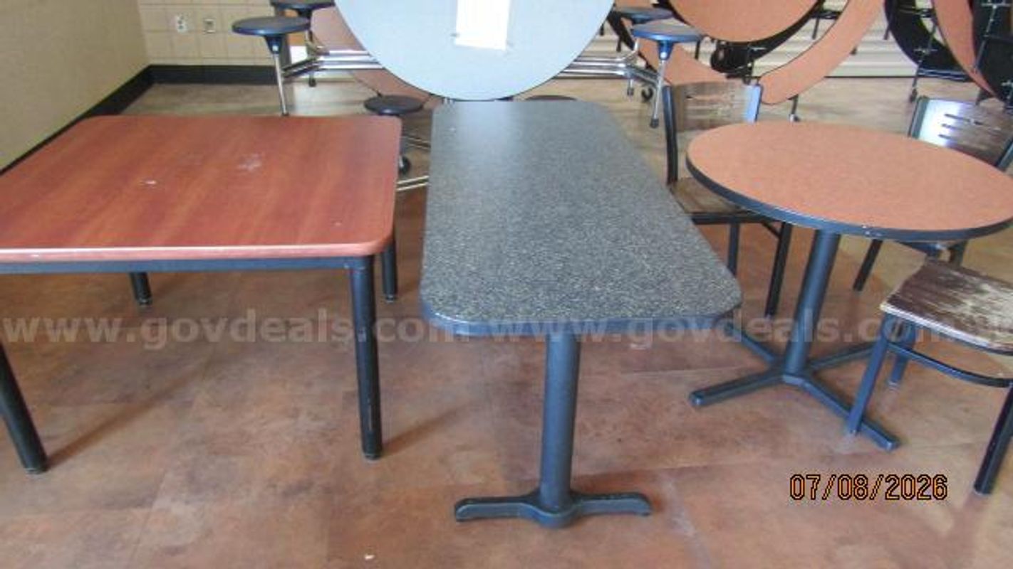 3 Tables and 3 chairs