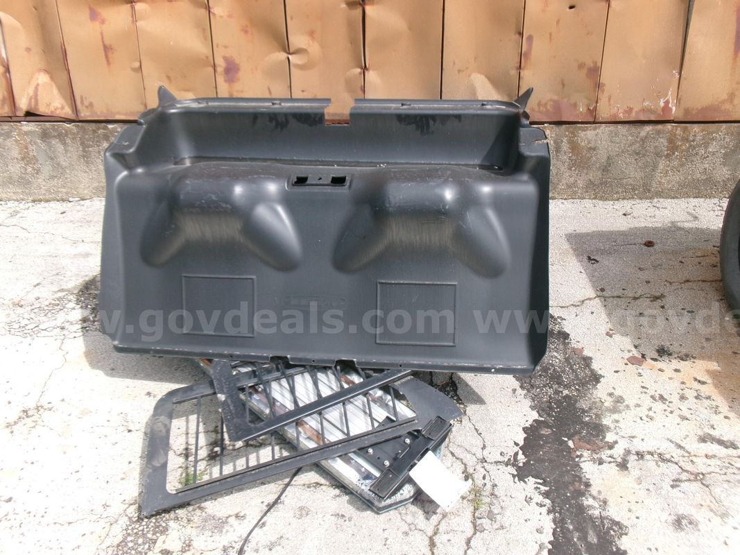 Ford Explorer Police Back Seat Assorted Parts