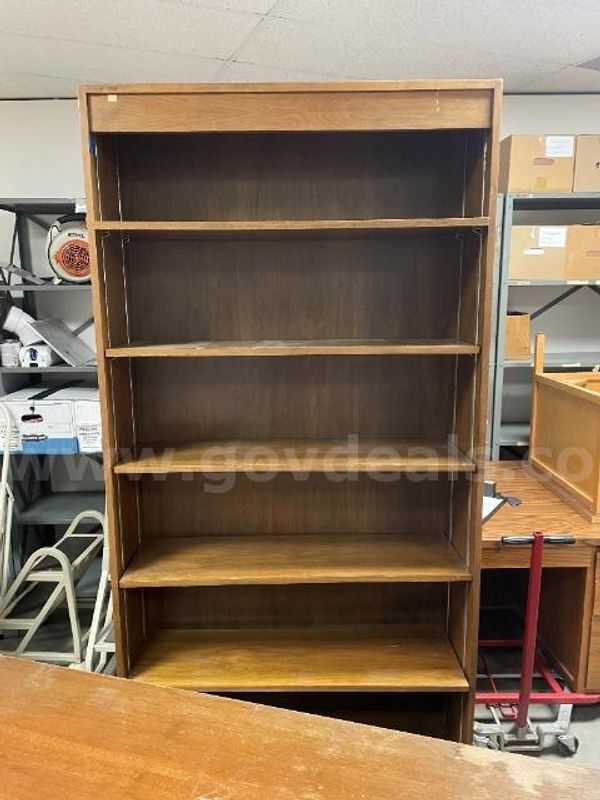 Lot of (1) Bookcase 84" X 42".