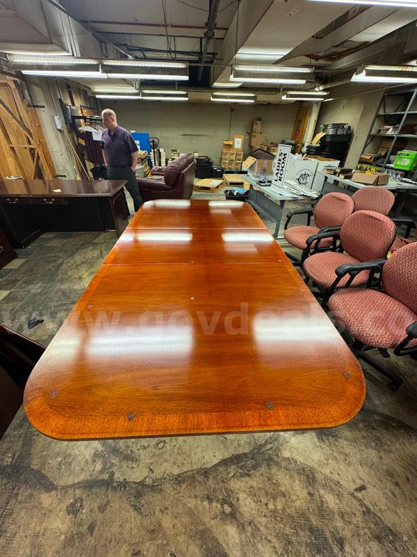 Conference Table/Glass/Wood