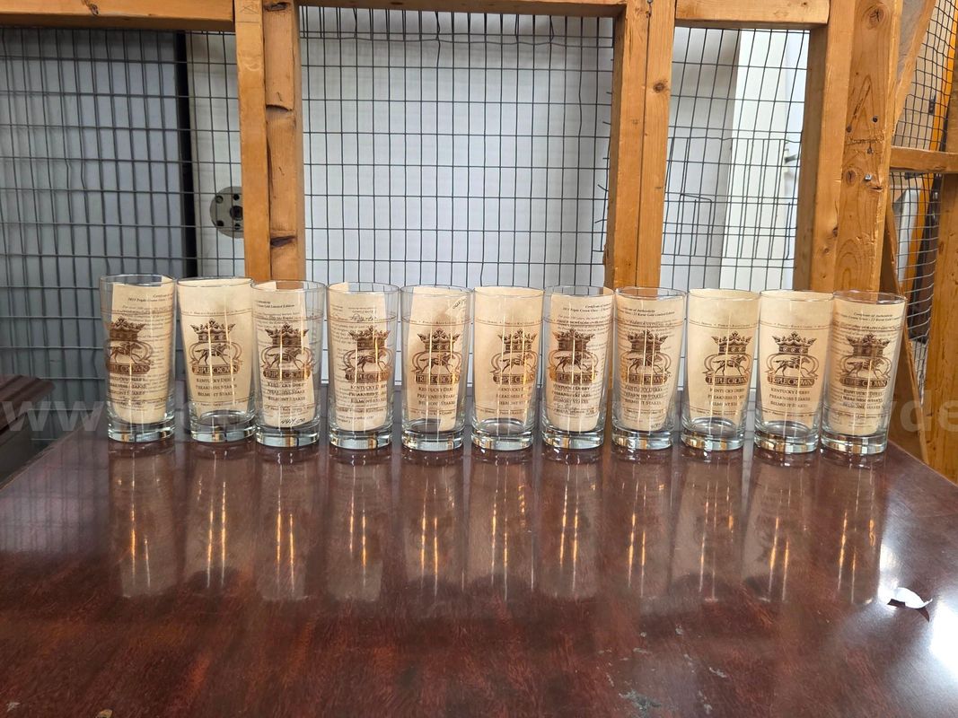 (11) 2015 Triple Crown Glass - 22 Karat Gold Limited Edition