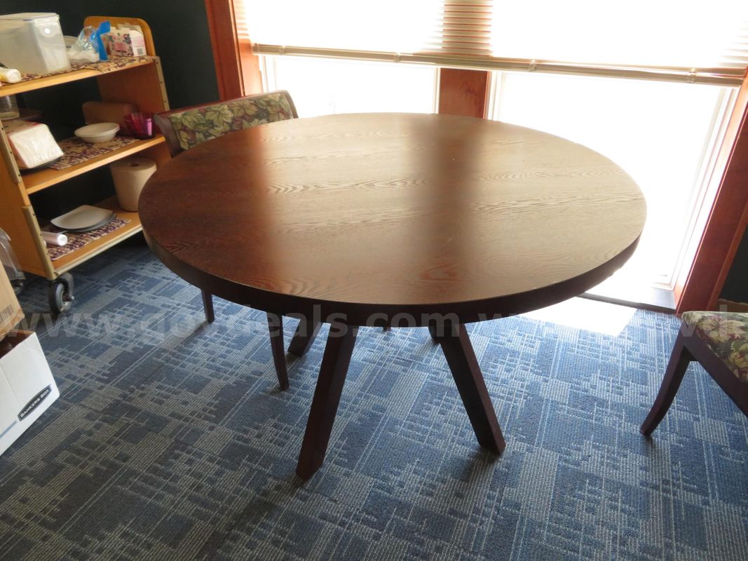 Round Wood Table