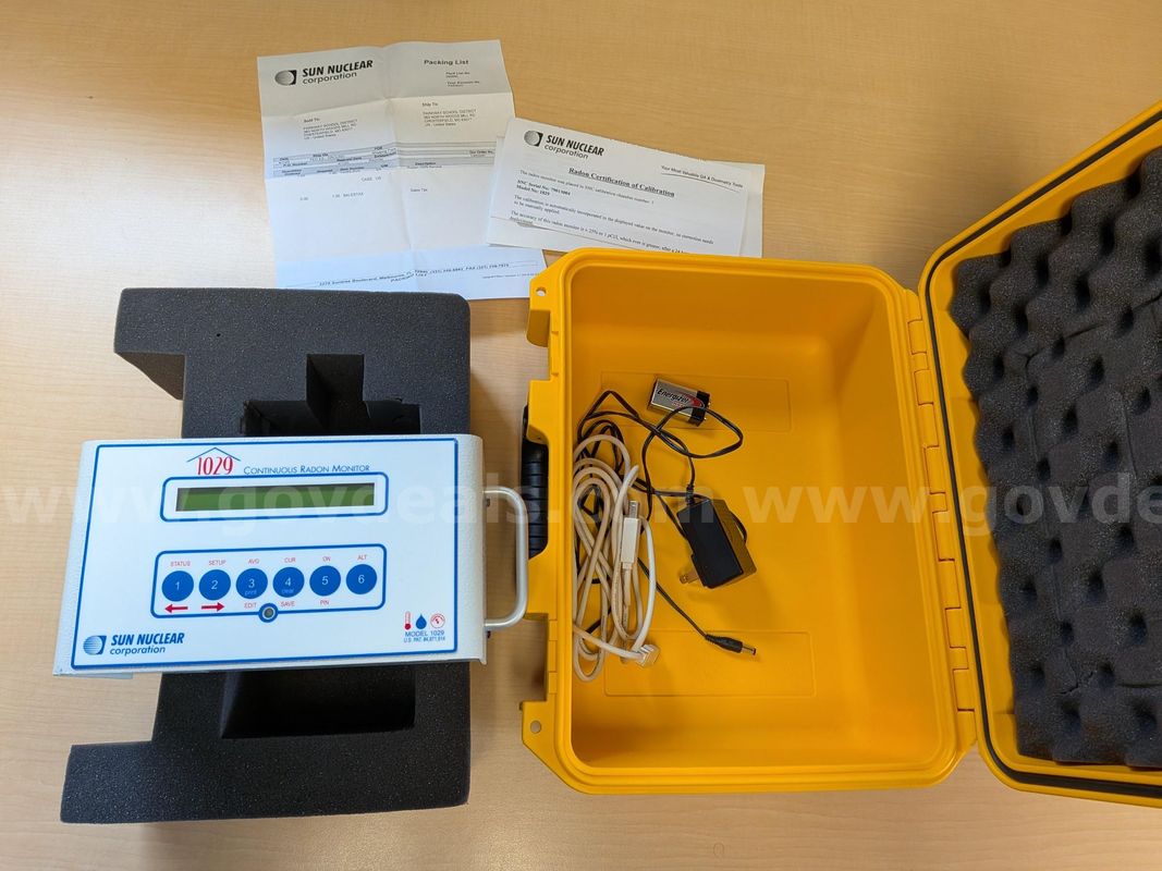 Radon Tester (yellow Case)