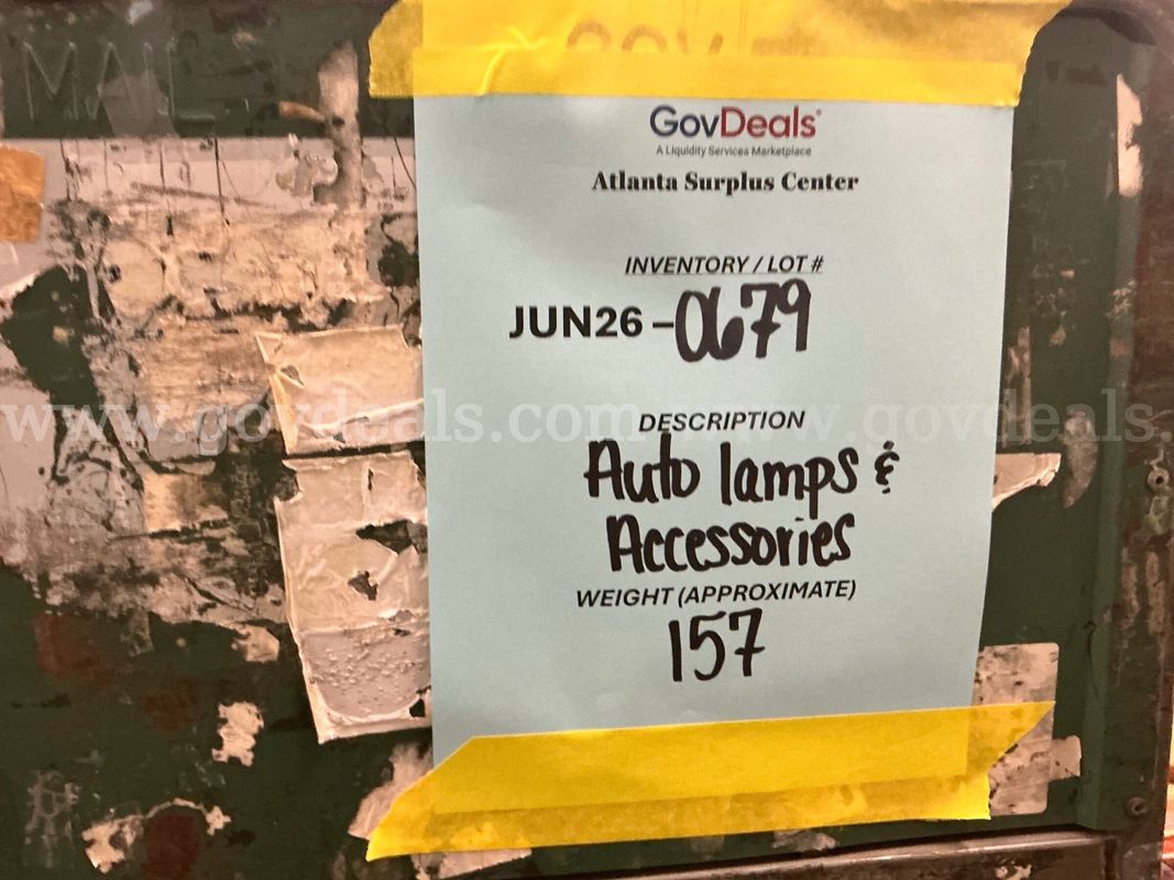 Hardware "Auto Head lamps and Accessories" (JUN26-0679)