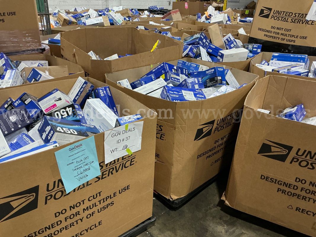 Salvaged: USED "Ink Cartridges & Toners" TOTAL 6 Pallets (JUN26-BULK002)