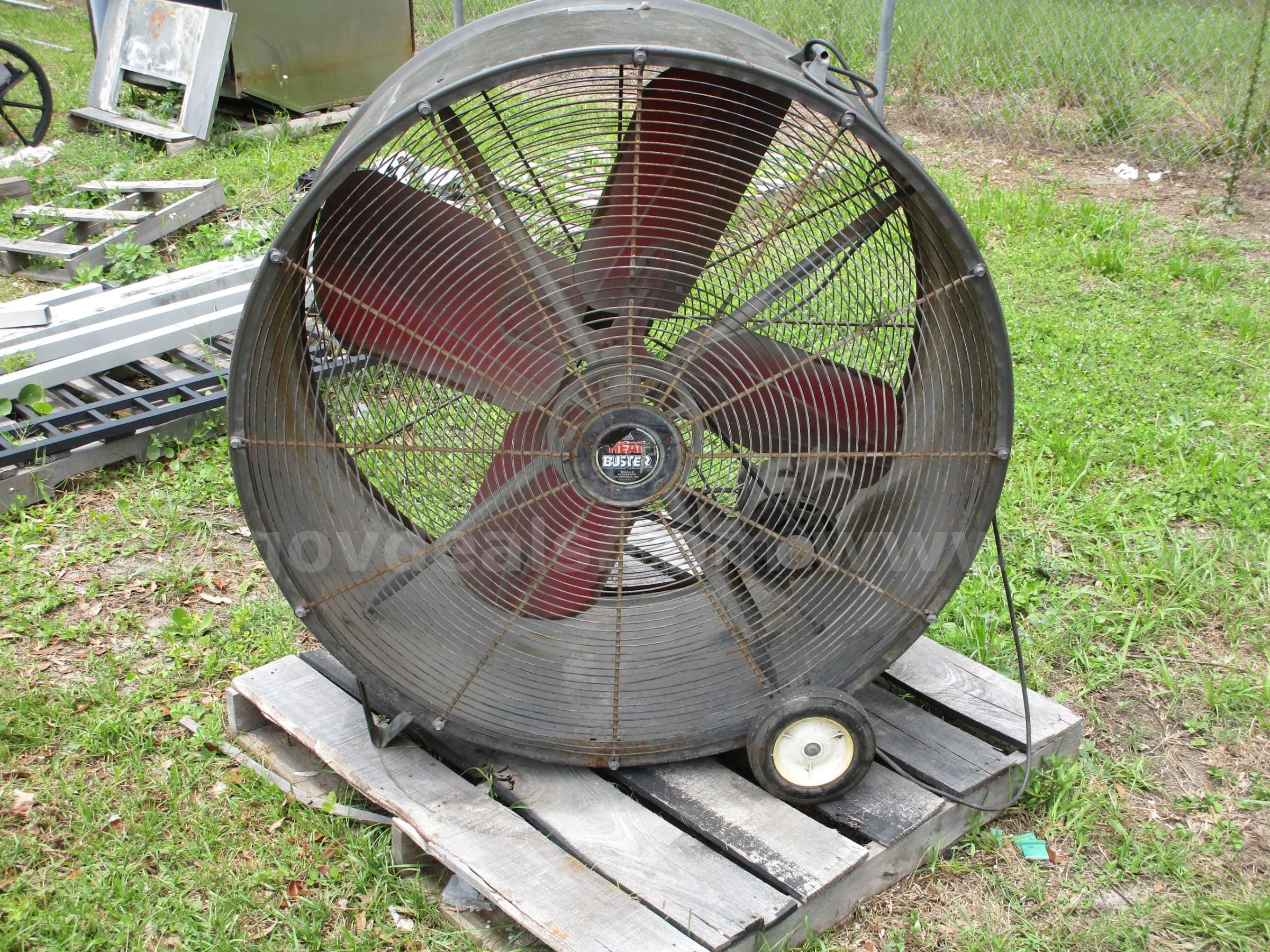 (1) Used Heat Buster Industrial Fan; For Parts Or Repair