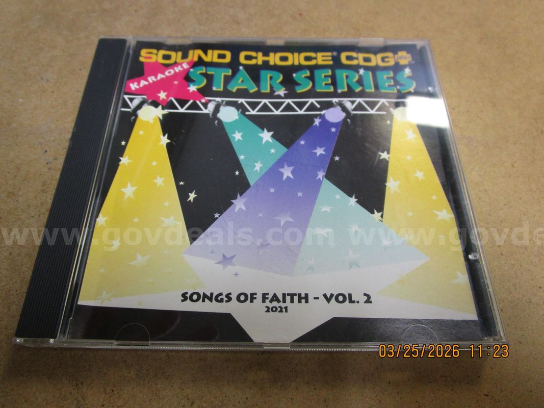 (1) Karaoke Sound Choice Cdg+ Star Series, Songs Of Faith -Vol.2 2021