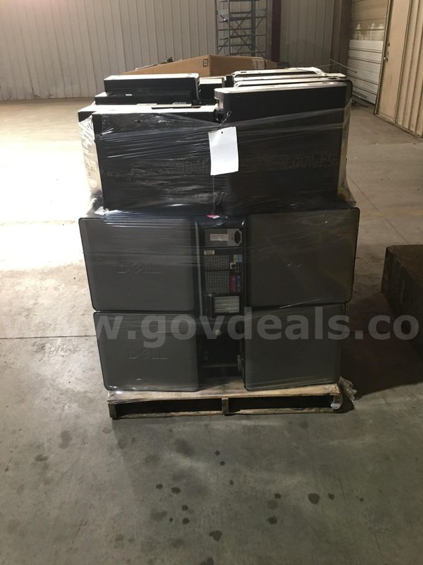 Lot Of Computers And Other Items On 2 Pallets