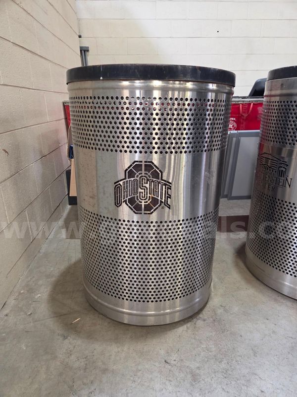 2 OSU Jerome Schottenstein trash cans