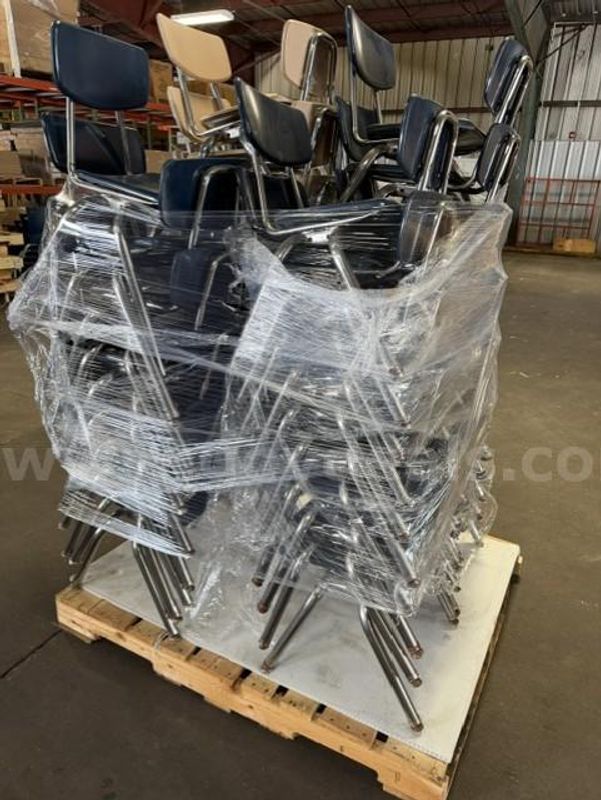 Lot 11 - Pallet of Mis. 16" Chairs (40). Must Be Picked Up Quick!