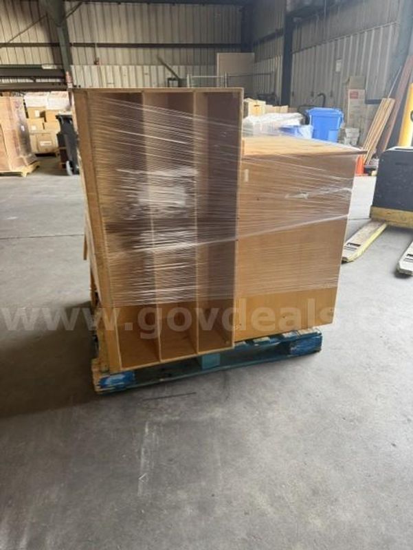 Lot 26 - Pallet of Mis. Wood Cubbies and Child Development Stuff. Must Be Picked Up Quick!