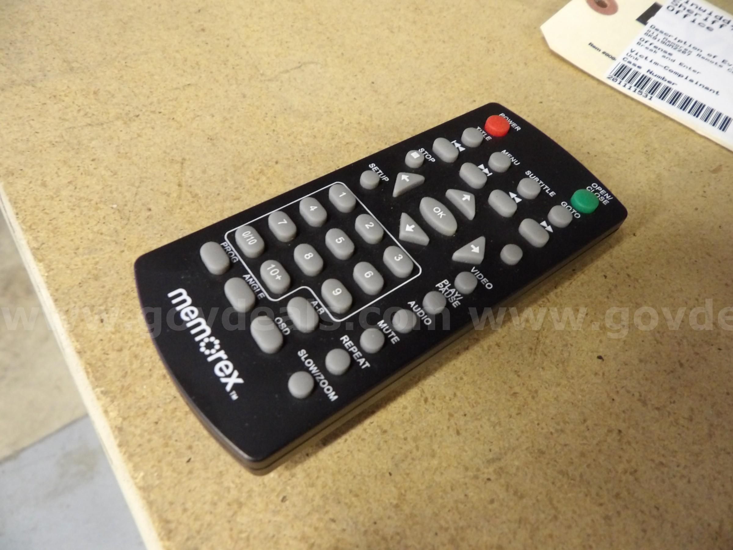 Memorex Remote Control