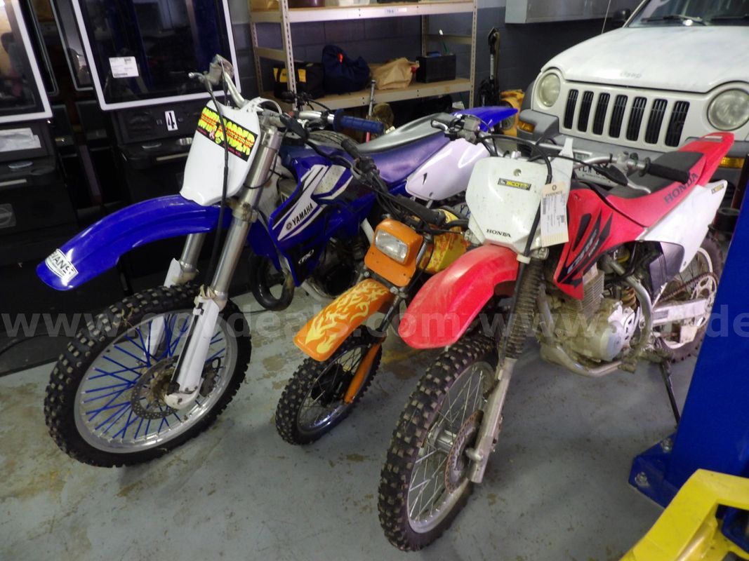 3 Recovered Dirtbikes