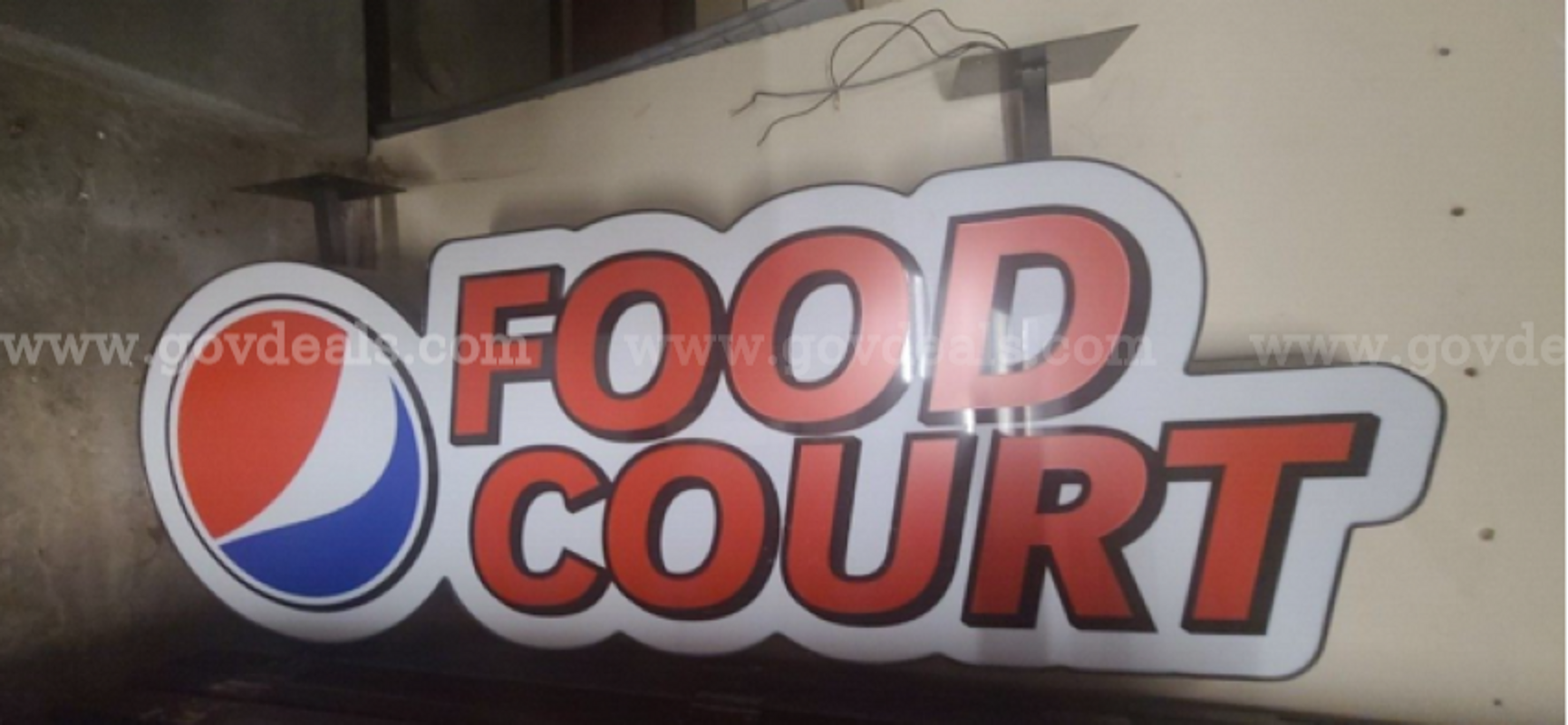 Pepsi Food Court Sign