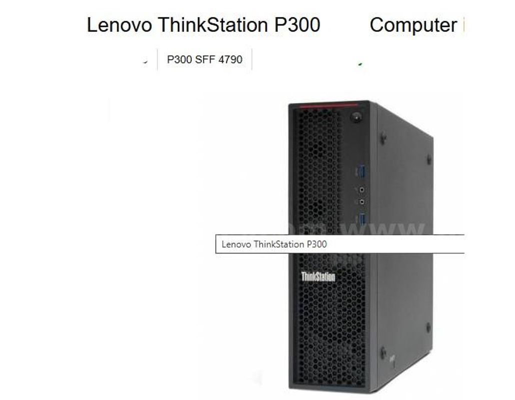 Asset ID #5375 Lenovo ThinkStation P300
