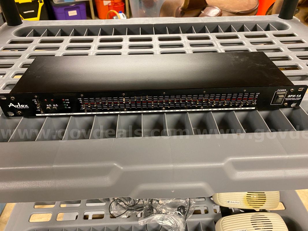 Avlex SPX-1A Professional Stereo Graphic Equalizer