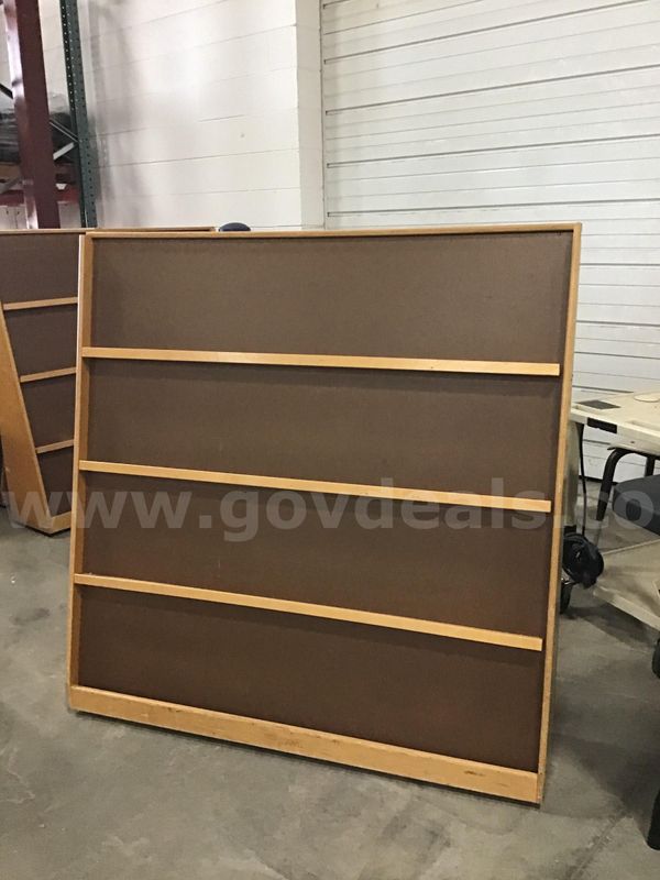 Book Display Unit On Wheels-Lot Of 3