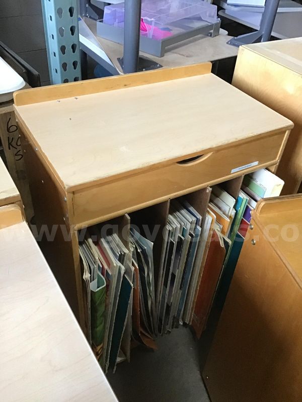 Big Book Storage Cabinet - Lot Of 3