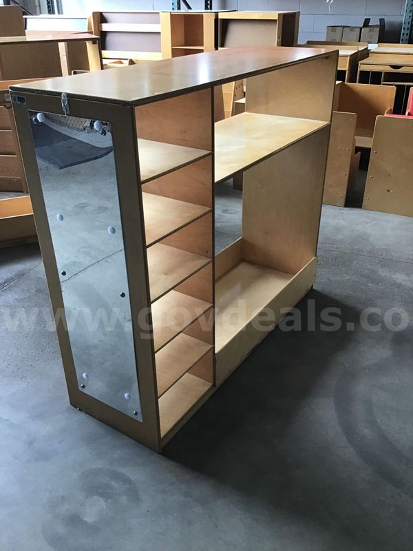Dress Up Cabinet W/Mirror - Lot Of 2