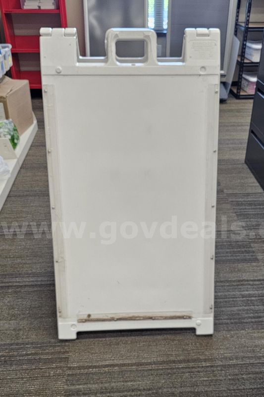 3 Plastic A Frame Sign Holders