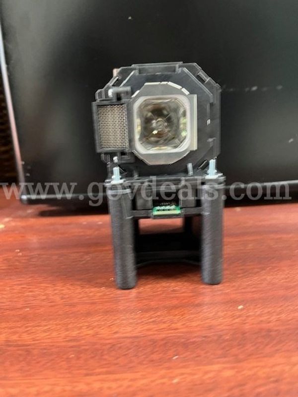 Projector replacement bulb with housing