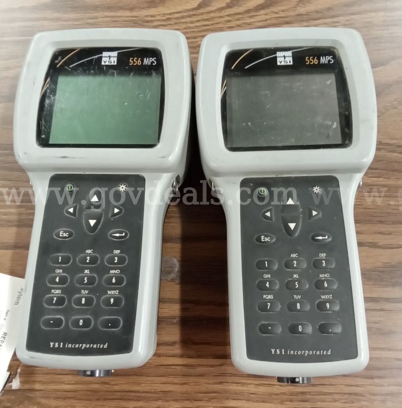 2 YSI MultiParameter 556 MPS Displays with Internal Barometer/PRE-OWNED/DS16474/89600/DSP