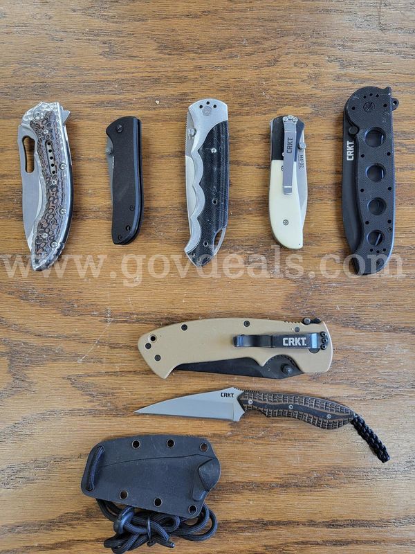 Assortment of CRKT knives