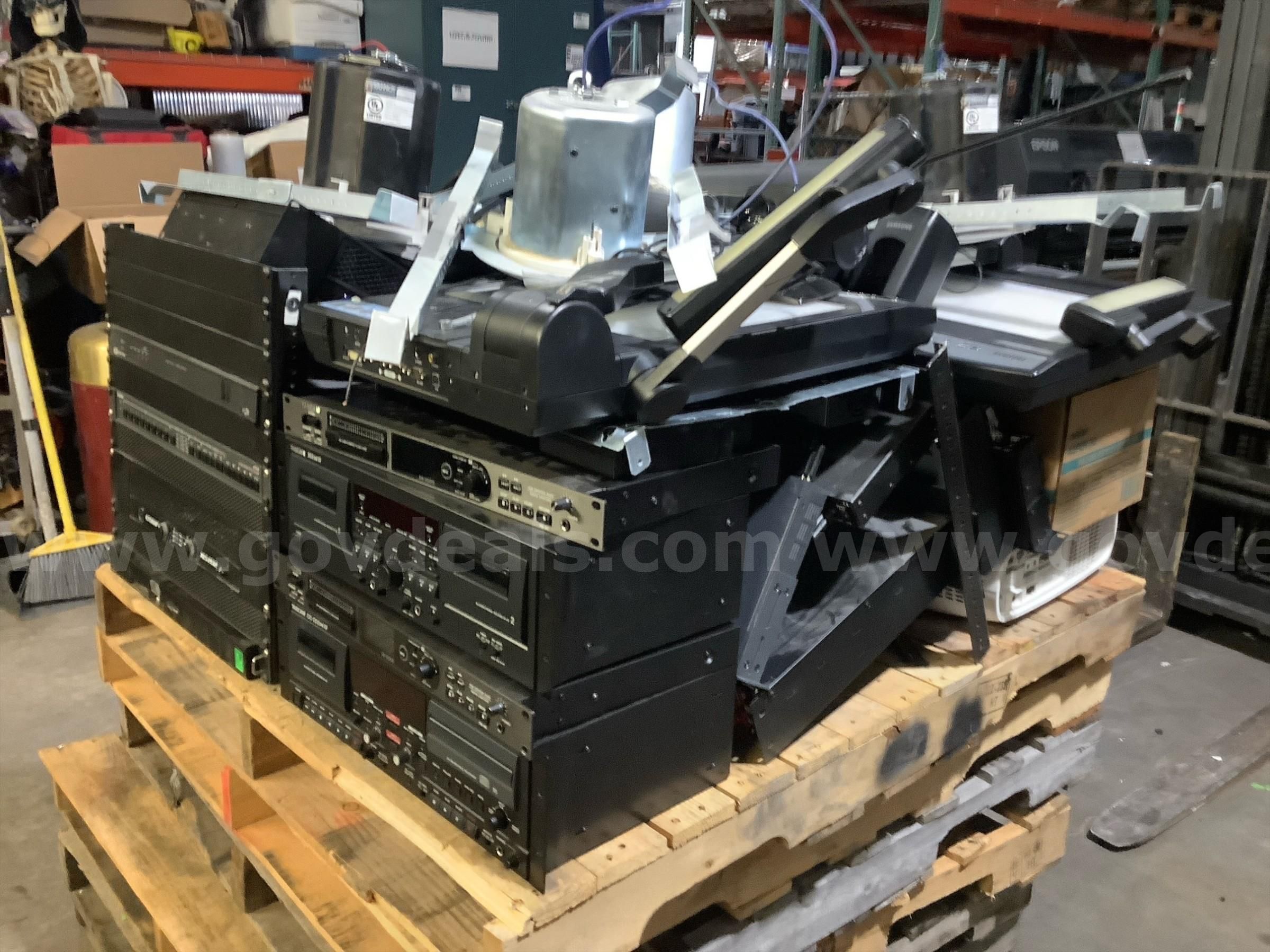 (1) Lot of Used Audio-Visual Equipment