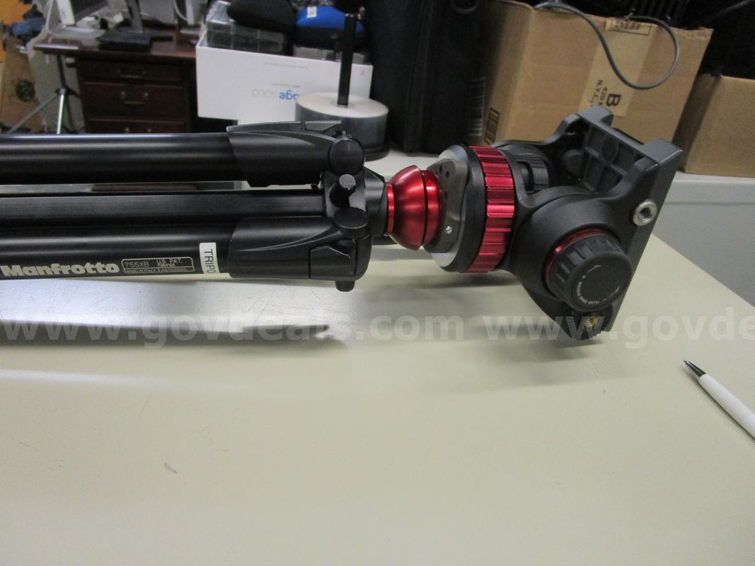 Manfrotto 755XB tripod and case