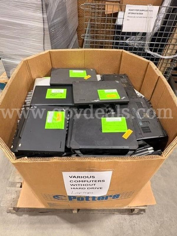 168 various laptops **NO HD'S**